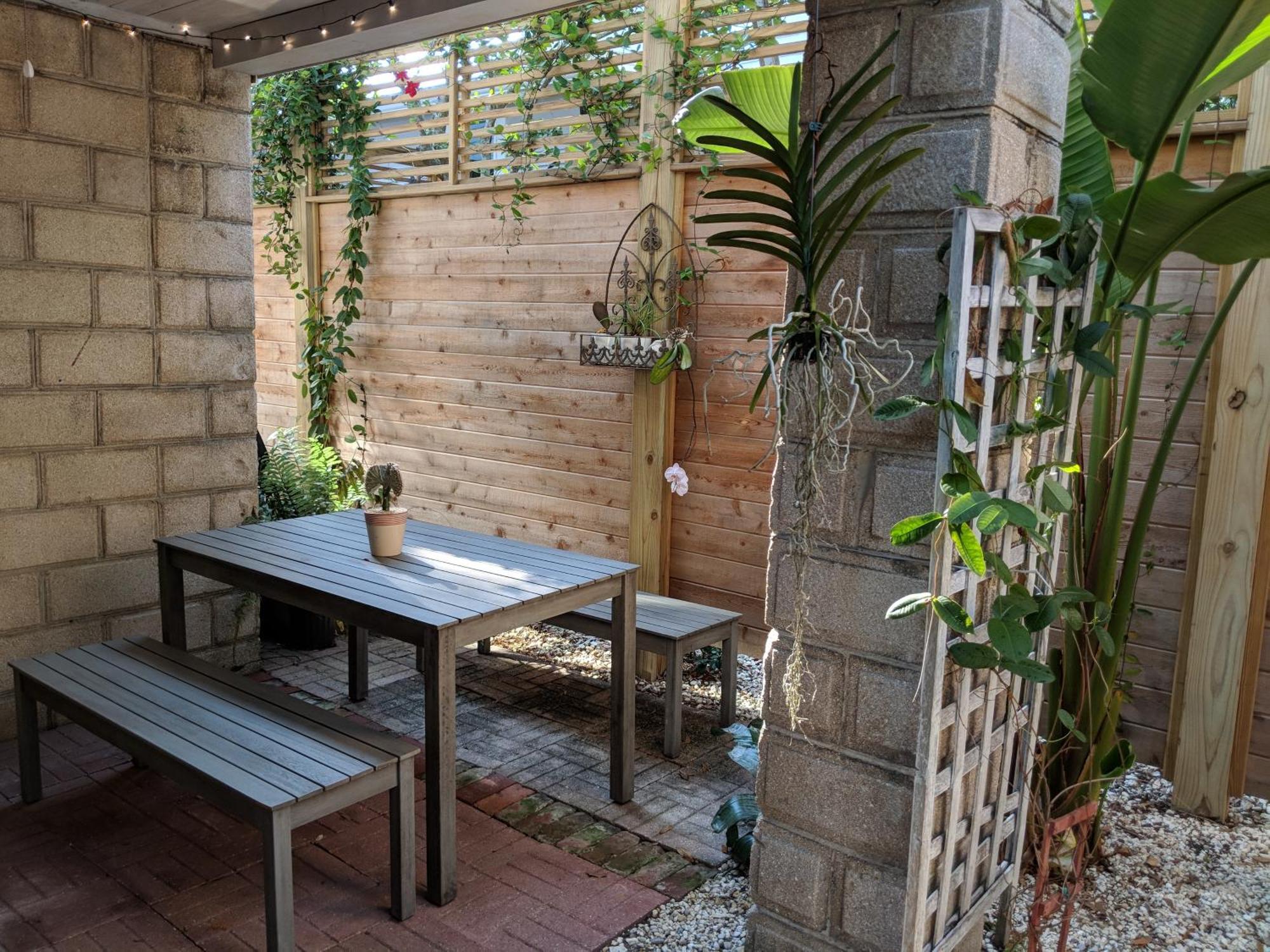 Romantic Secret Garden - Marble Floors & Bath Dt Just 2 Blocks Beach Only 3 Miles 圣奥古斯丁 外观 照片